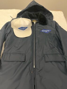 Timber King Merico Jacket And Trucker Hat USA Fur Collar Vintage Bomber Bundle